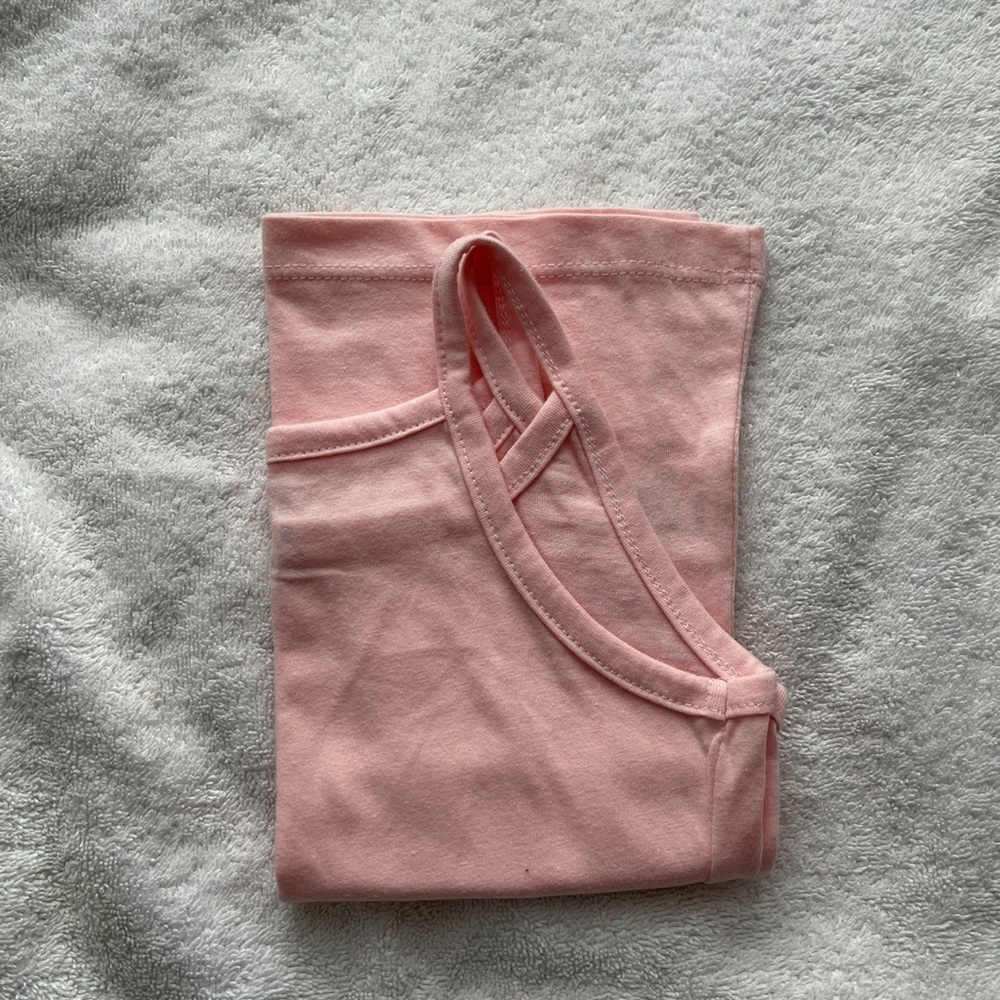 Girls Baby Pink Tank Top